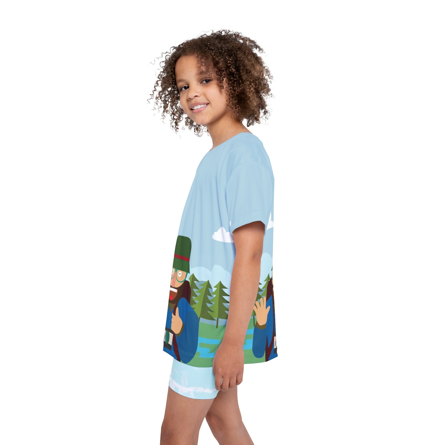 “Festive Explorer” Kids Sports Jersey | Active Holiday Fun