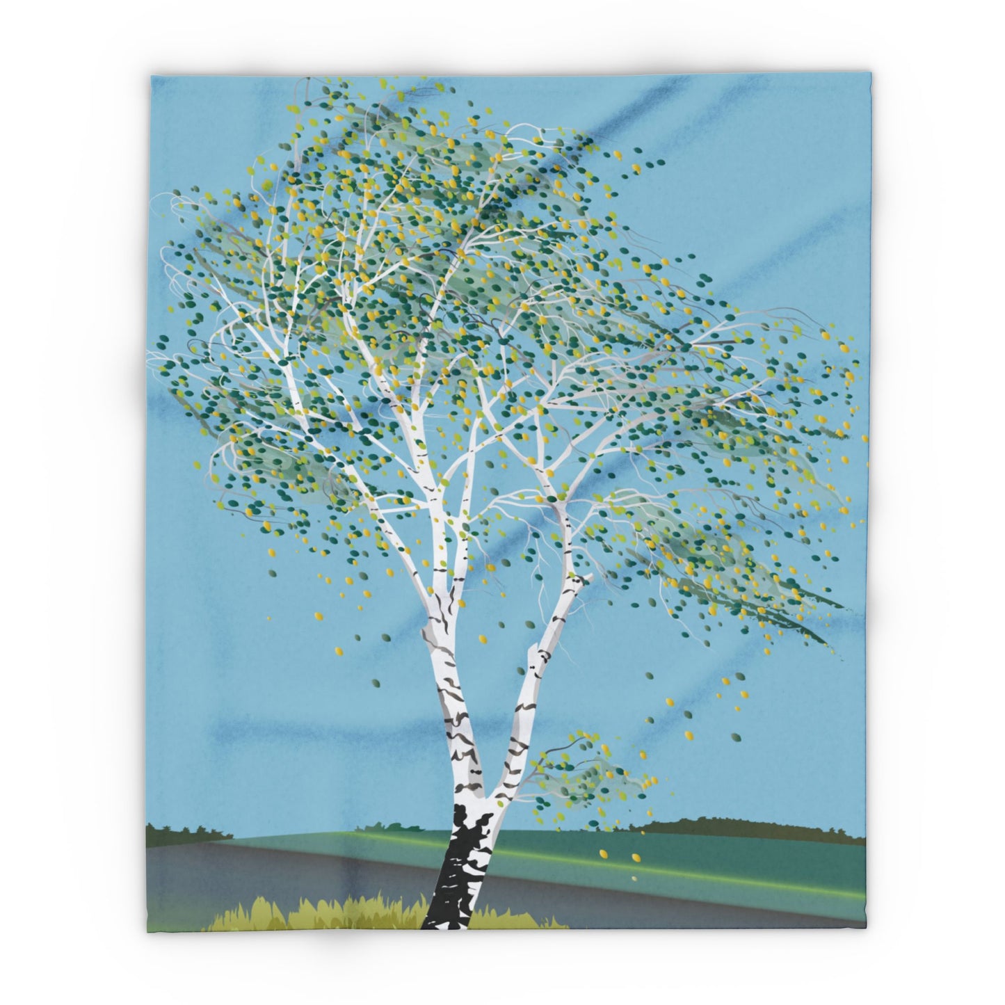 Birch Tree Fleece Blanket | Wrap Yourself in Nature | Cozy Yet Stylish