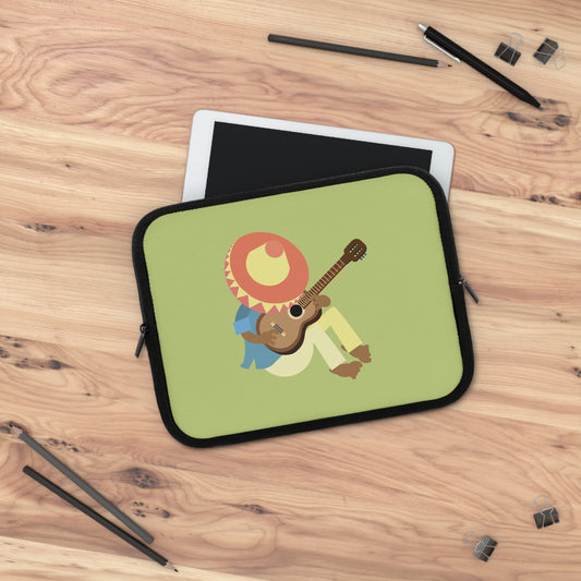 Mexican Siesta Laptop Sleeve | Sleeping Man & Chill Guitar Vibes