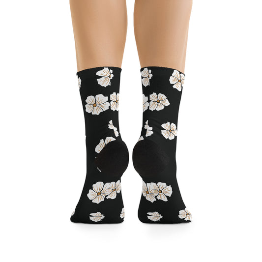 Luxury Bloom Recycled Socks | Premium Floral Print