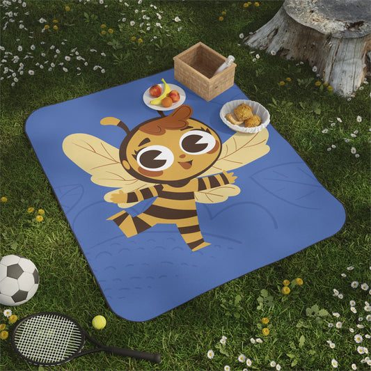 BeeHappy | Cute Bee Child Picnic Blanket