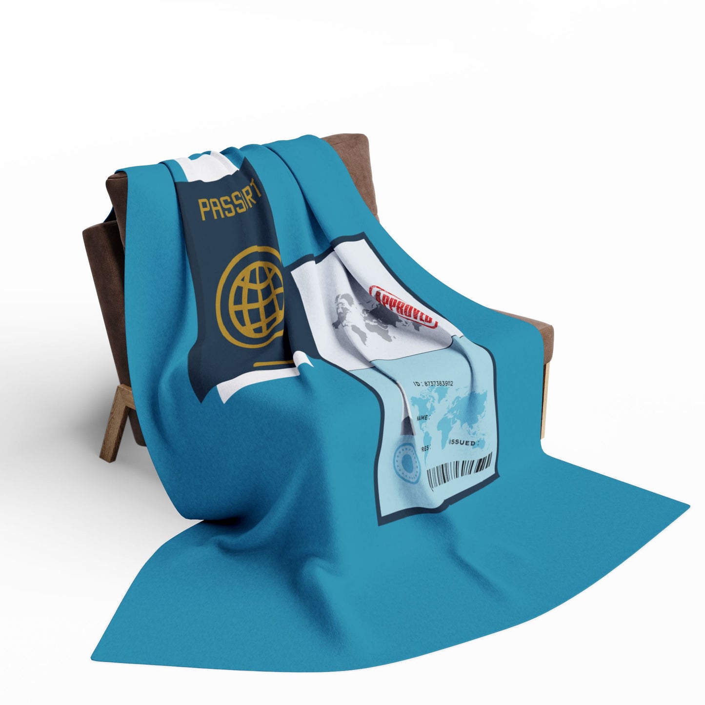 Dream Passport Blanket | Cozy Comfort for Travel Lovers