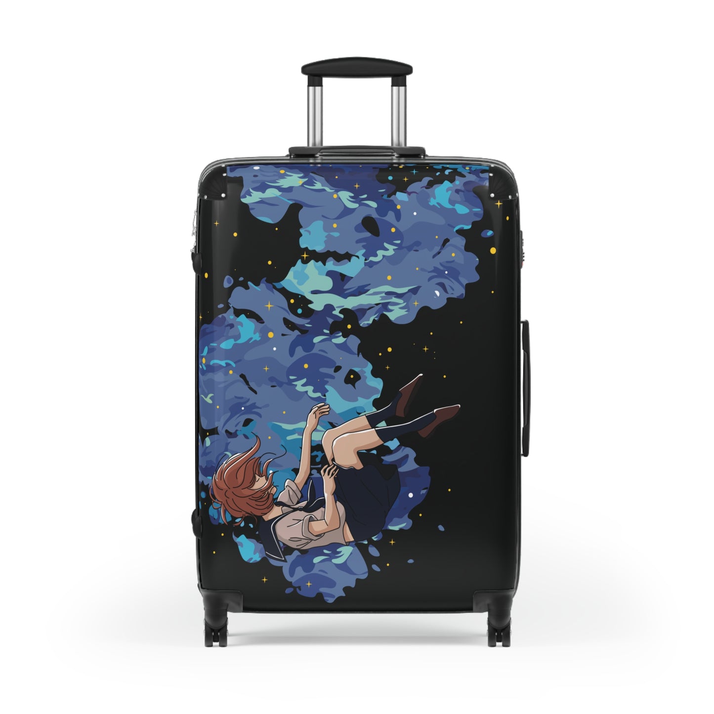 2D Art Suitcase – Girl & Water Scene