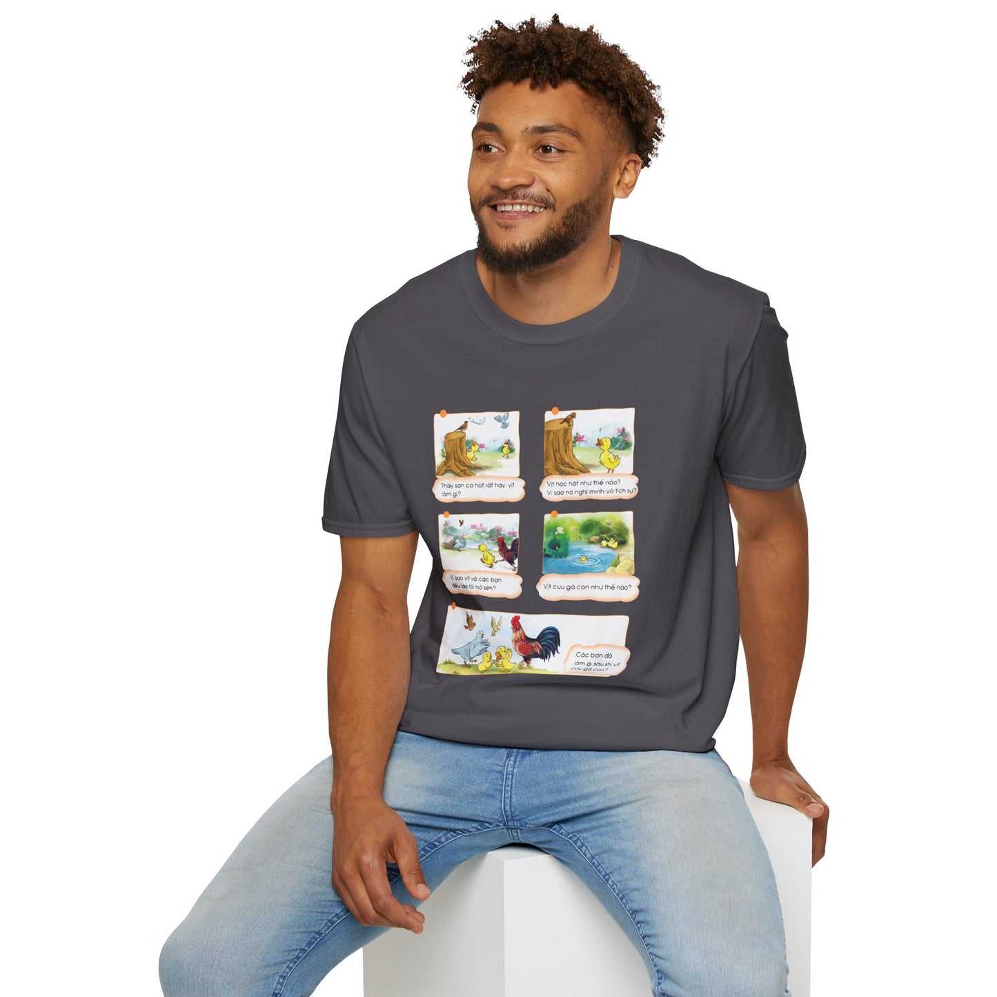 Premium Unisex T-Shirt | The Story of Duck and Lark