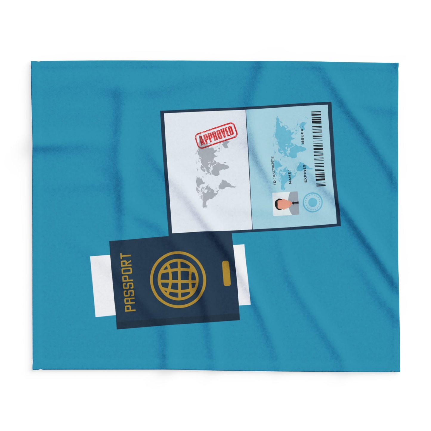Dream Passport Blanket | Cozy Comfort for Travel Lovers