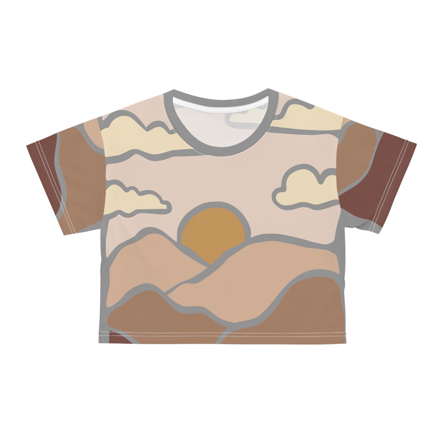 Summer Sun Crop Tee | Radiate Good Vibes