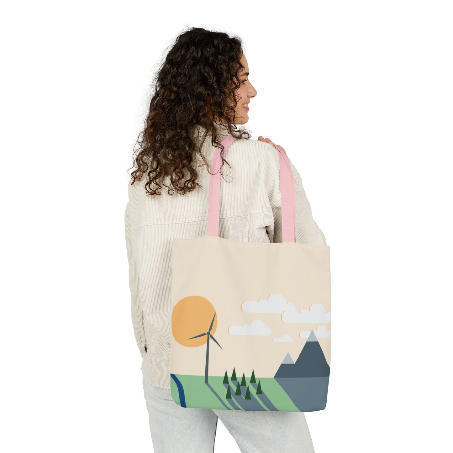 Canvas Tote Bag | Wind Energy Eco-Friendly Fashion