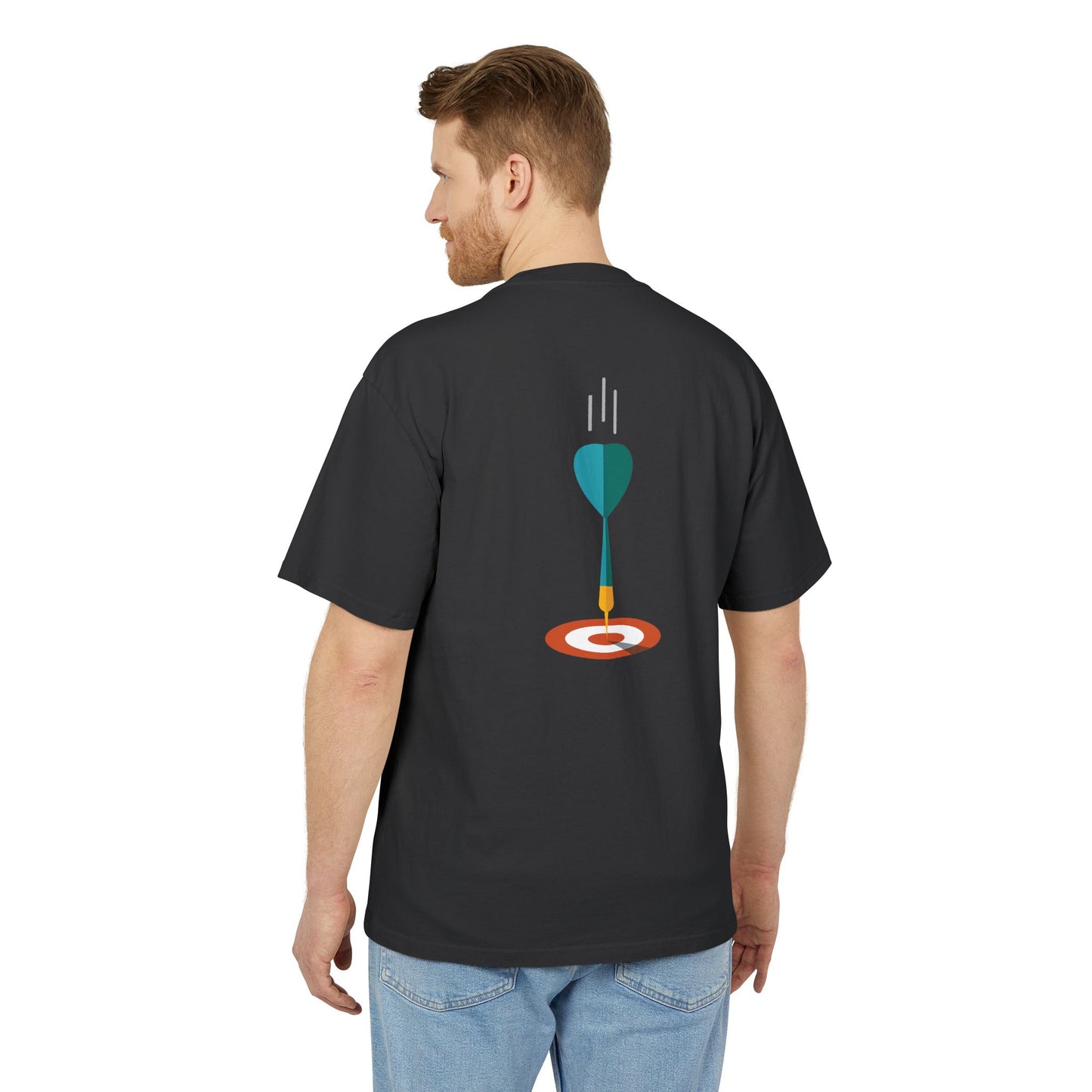 Target Locked | Unisex Heavy Tee | Boss Mindset On Your Back