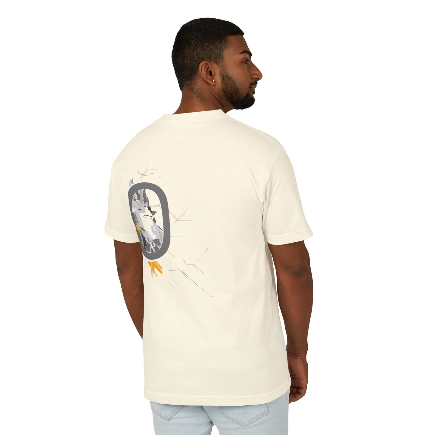 Artistic T-Shirt | Unique Geometric Machine Design