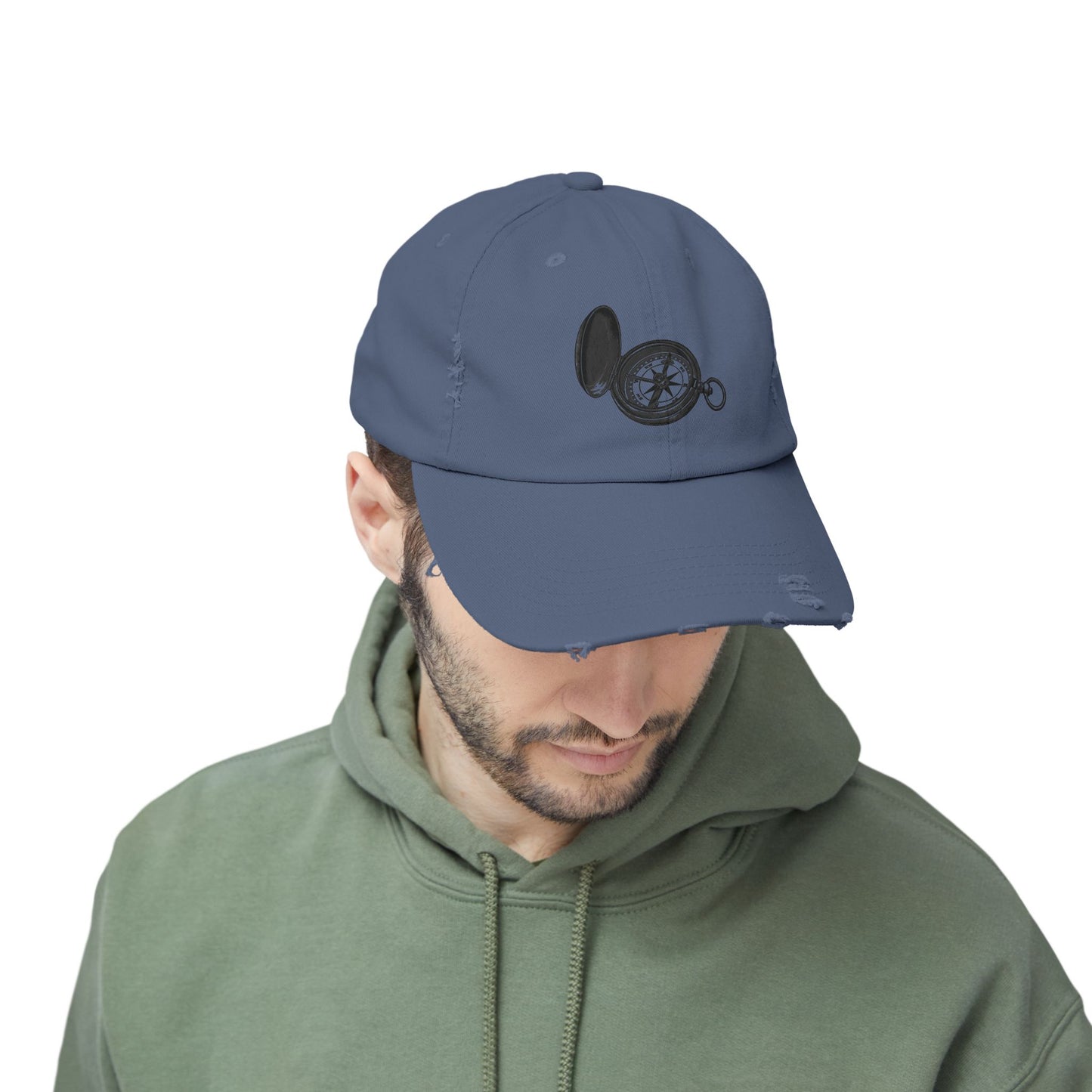 Compass & Confidence | Vintage Distressed Cap for Adventurous Souls