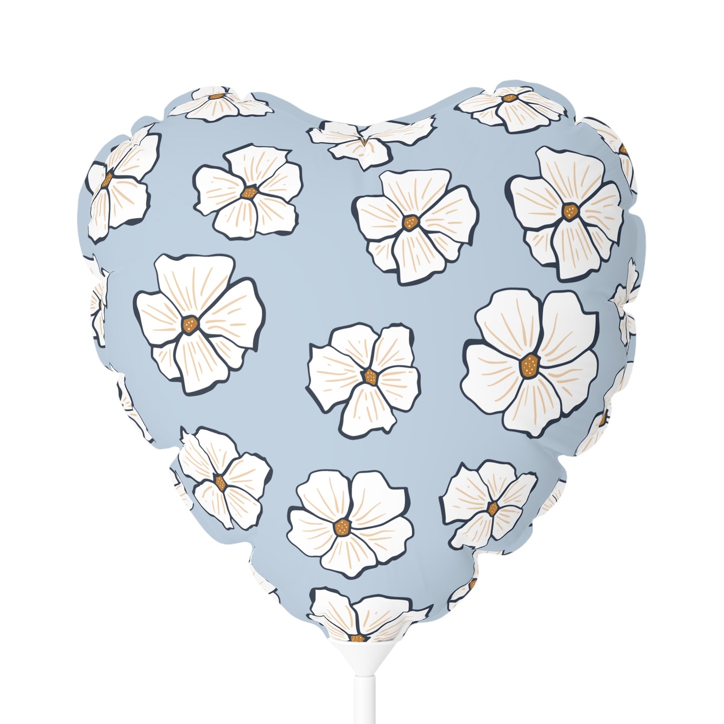 BloomJoy | Floral Printed Round & Heart Balloons