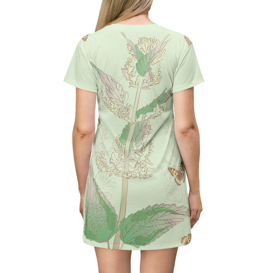 Nettle & Butterfly T-Shirt Dress | Grace in Nature