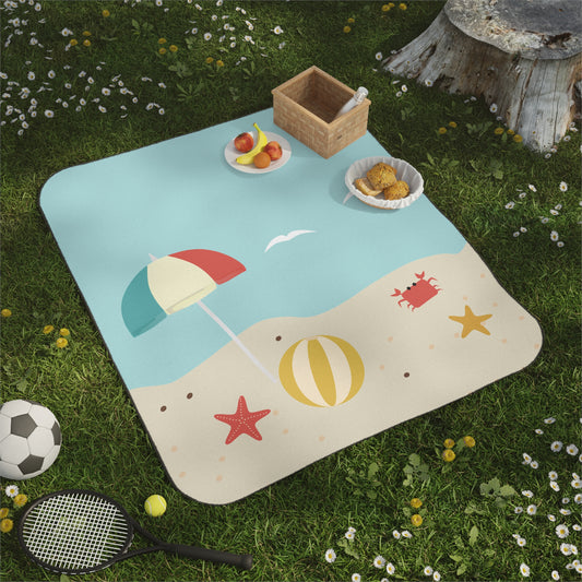 Summer by the Sea | Beach Vibe Picnic Blanket