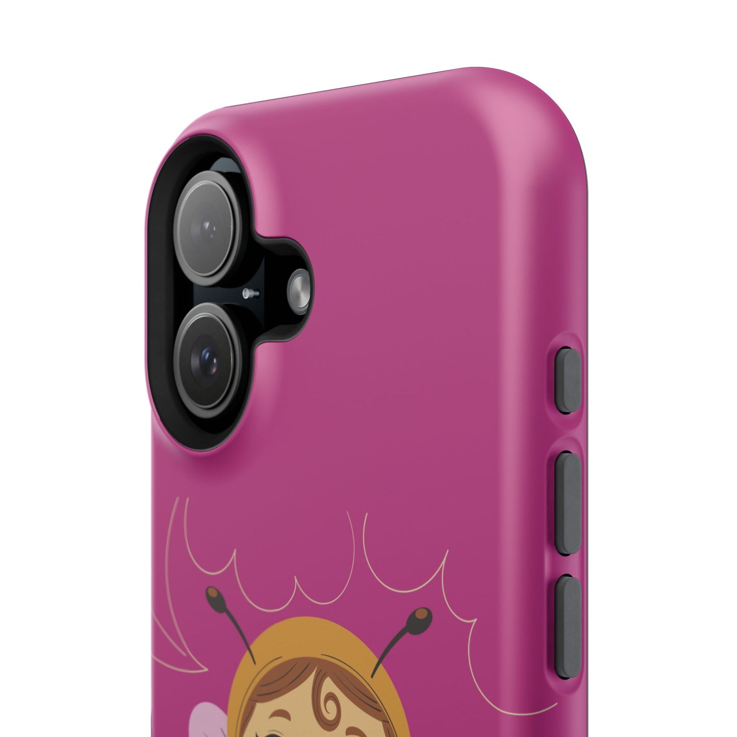 “Little Bee Buddy” Magnetic Tough Phone Case | Cute, Tough & MagSafe Ready