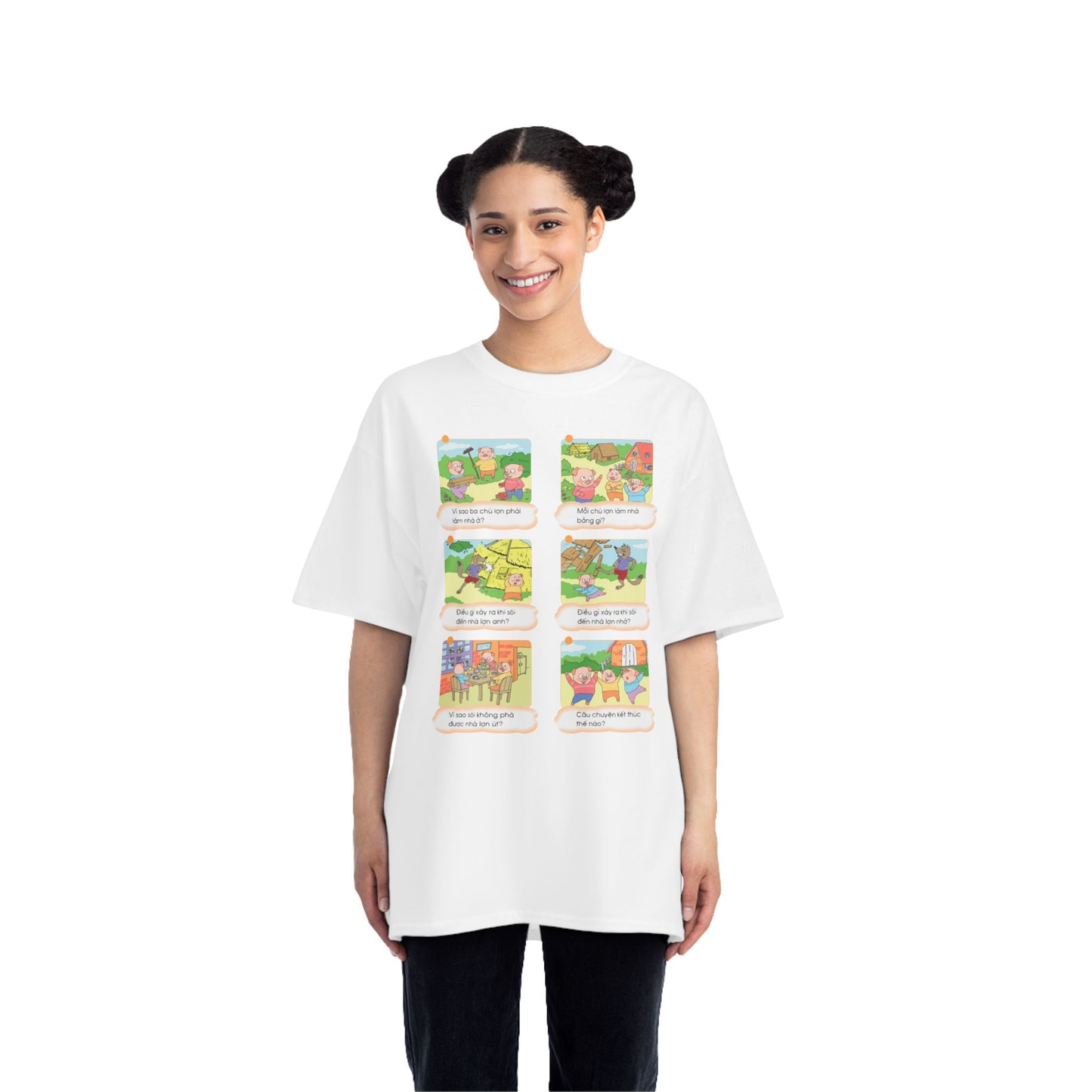 Unisex "Funny Piglets" Graphic Tee