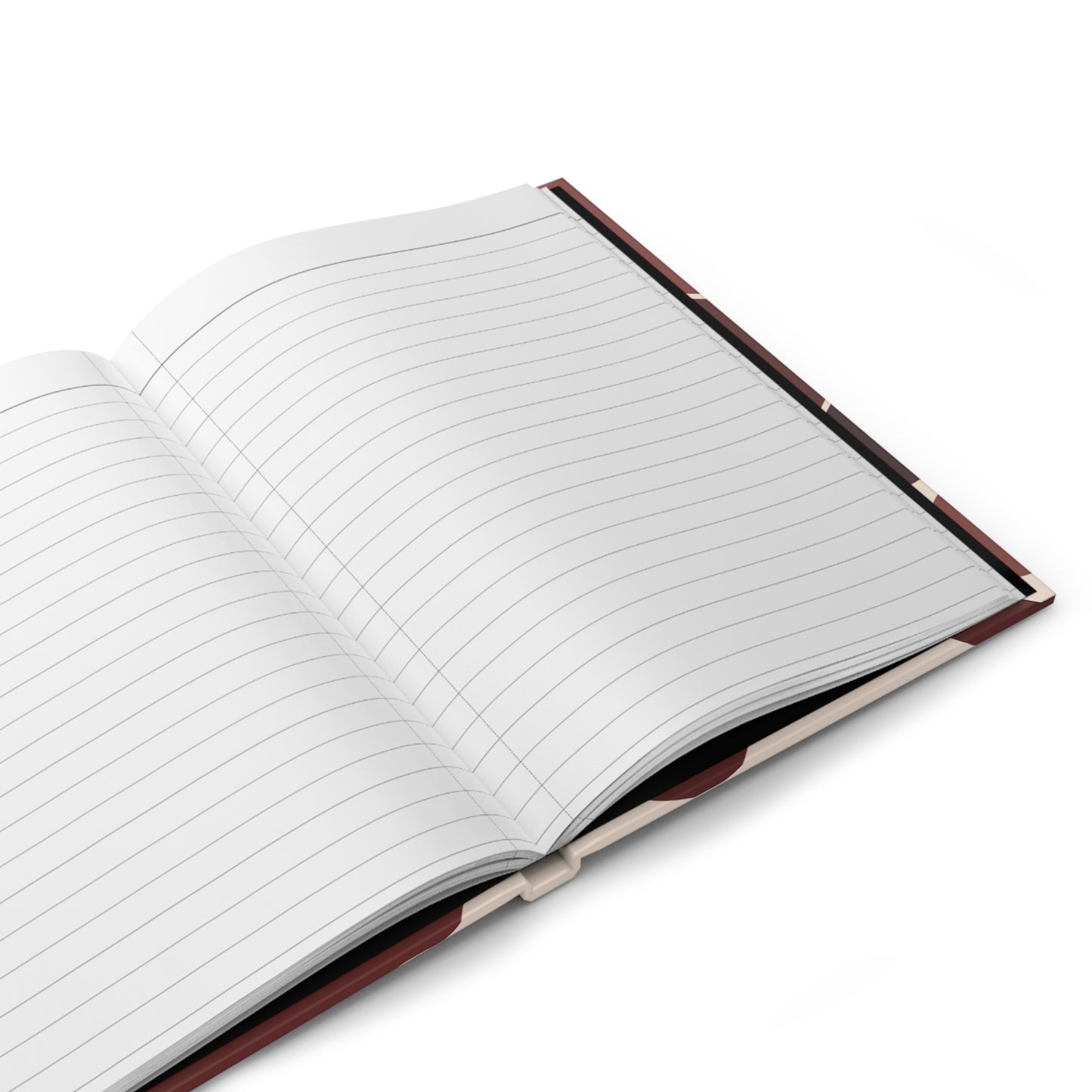 Solrise Journal | Minimalist Hardcover Notebook with Abstract Sun & Mountain Design