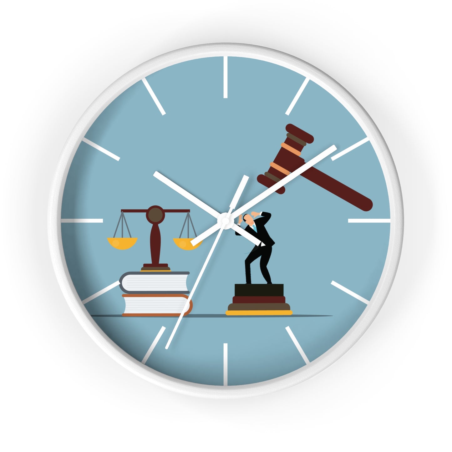 “Final Judgment” Wall Clock | The Art of Time and Justice