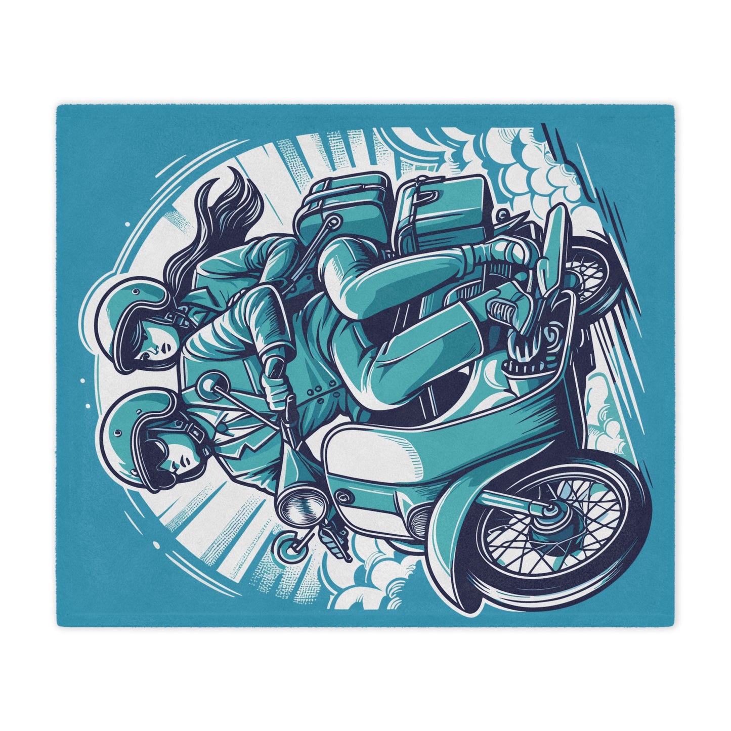Couple Journey Blanket | Love on the Open Road