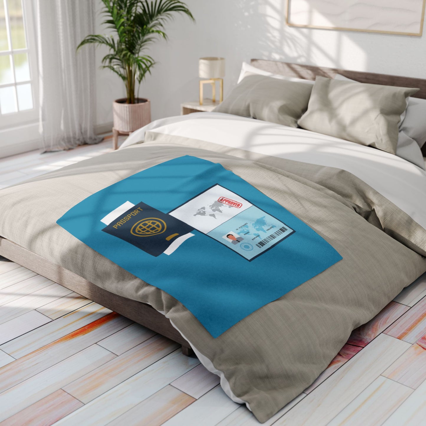 Dream Passport Blanket | Cozy Comfort for Travel Lovers