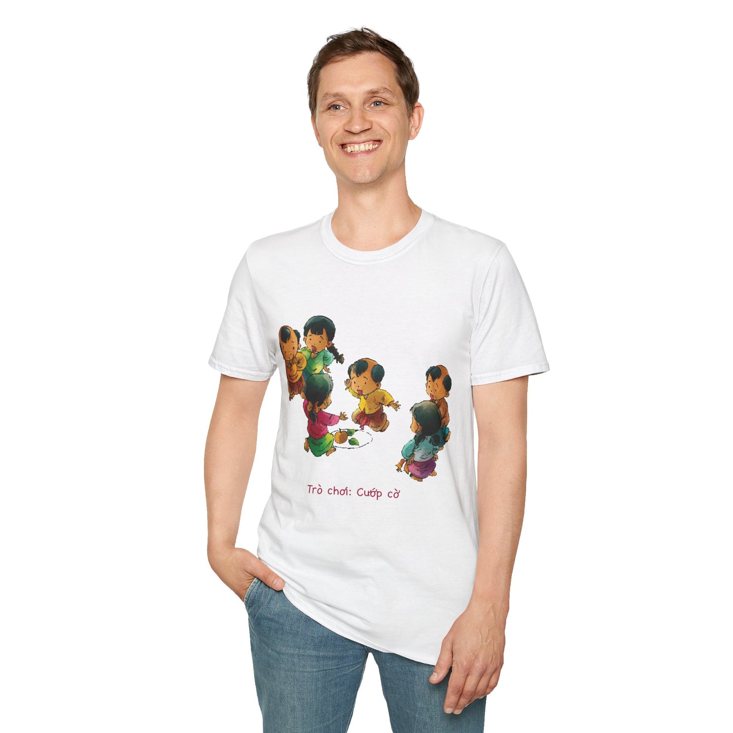 "Flag Snatching" Unisex T-Shirt | Vietnamese Childhood Nostalgia | Traditional Folk Game Graphic Tee