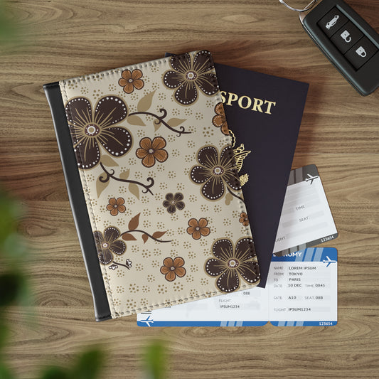 Tribal Blossom Journey | Ethnic Flower Passport Cover