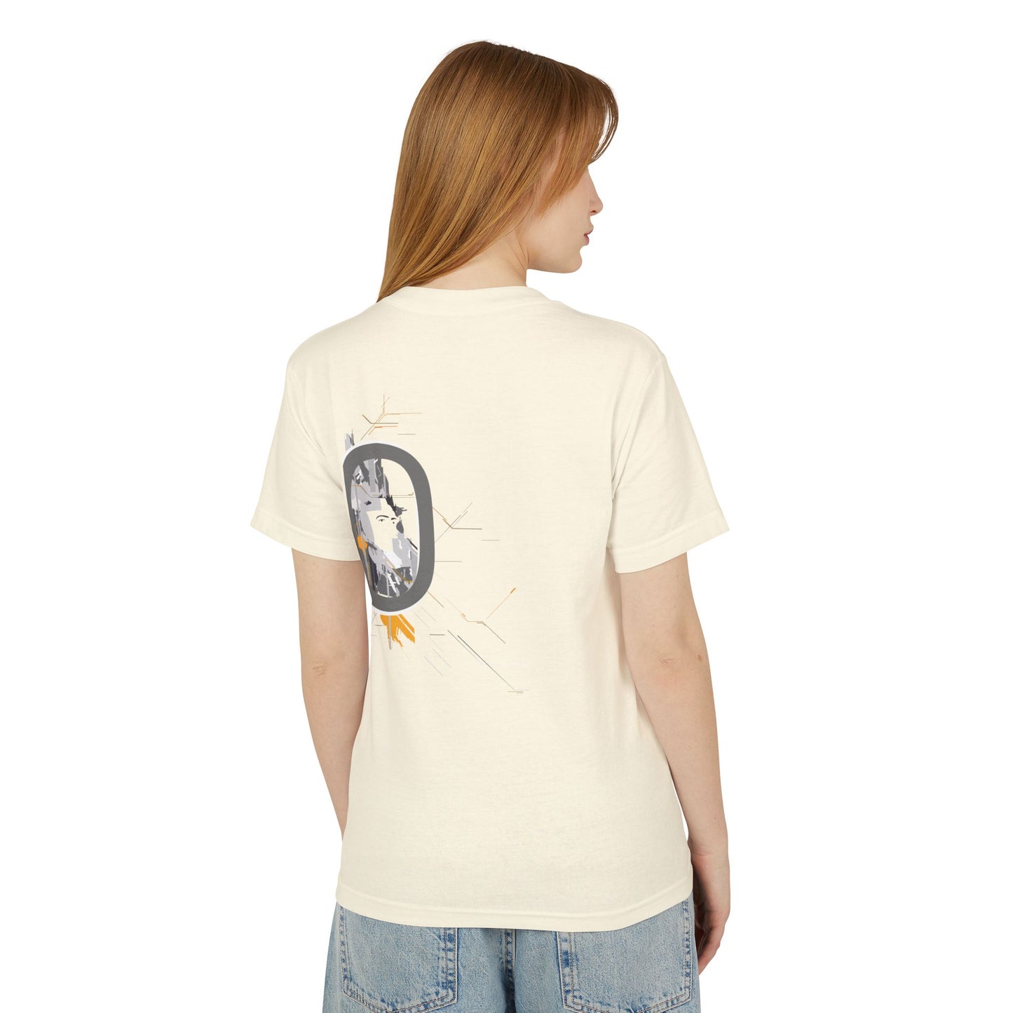 Artistic T-Shirt | Unique Geometric Machine Design