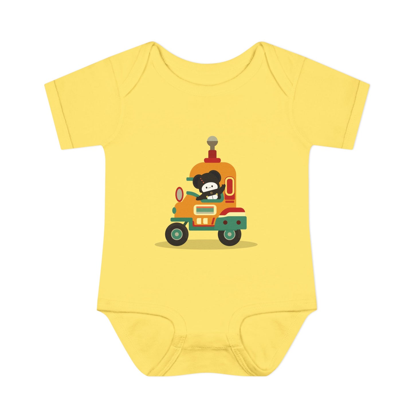 Ultra-Soft Infant Bodysuit | Little Bear on a Ride