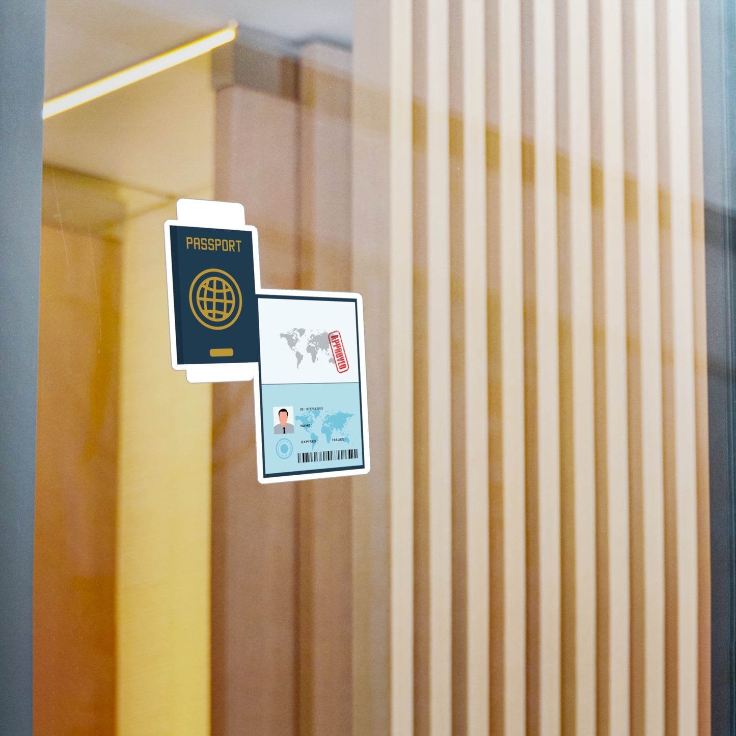 Mini Passport Sticker | Travel the World, One Peel at a Time