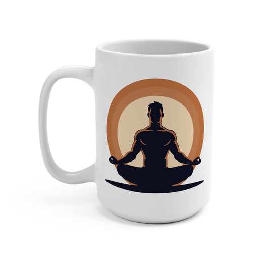 “Lotus Calm” Ceramic Mug | Mindful Living, Minimalist Design