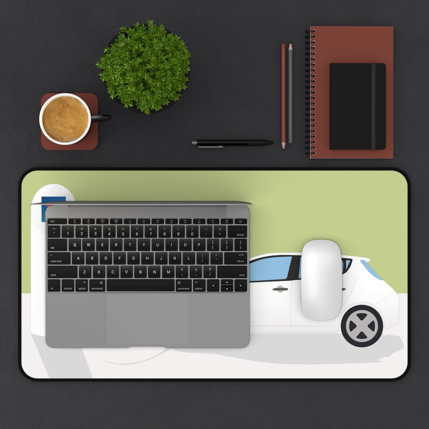 Desk Charge | Minimalist Electric Charging Station Desk Mat