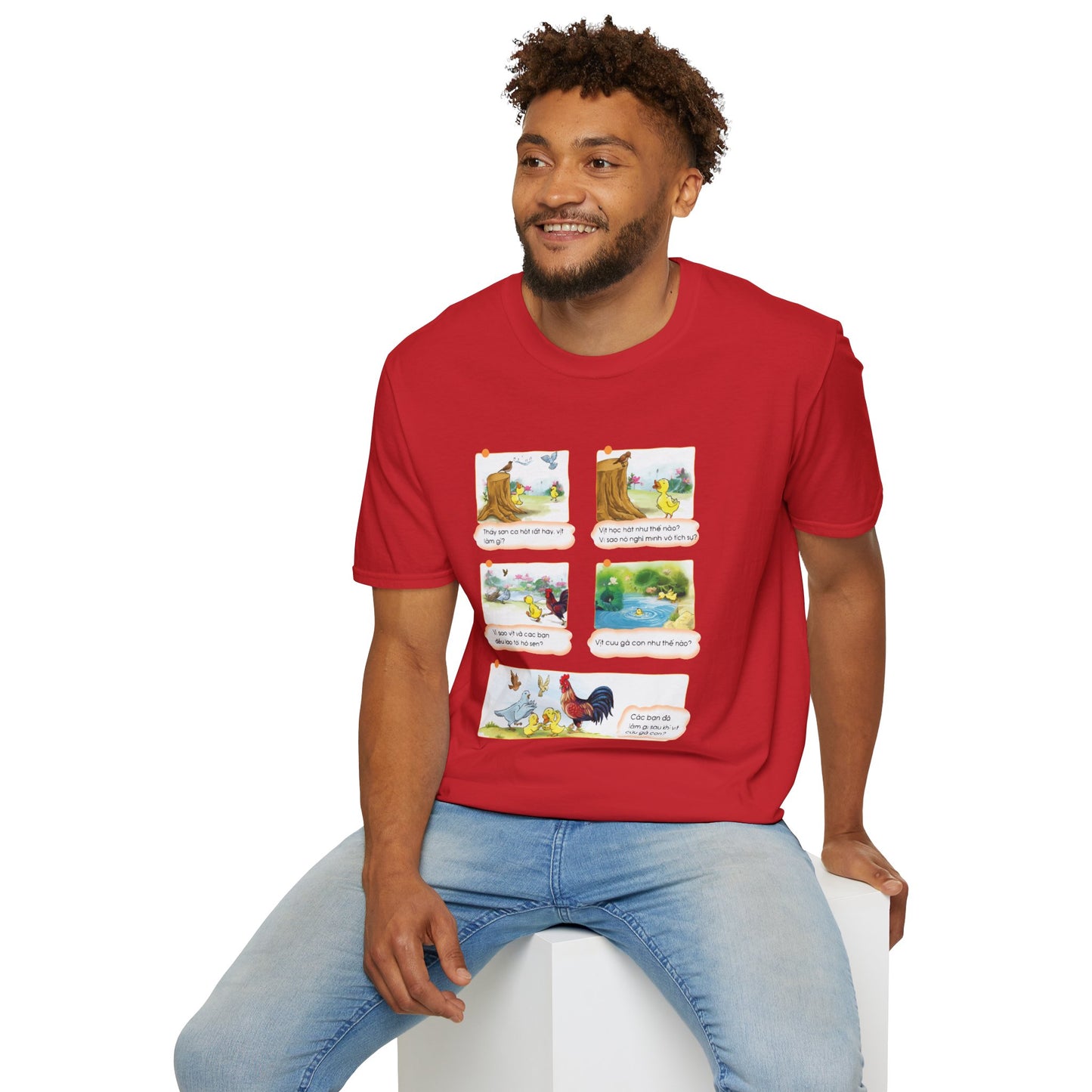 Premium Unisex T-Shirt | The Story of Duck and Lark