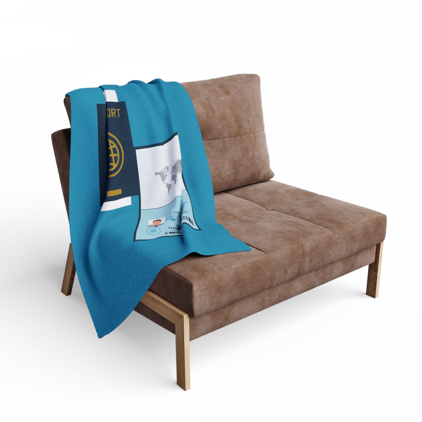 Dream Passport Blanket | Cozy Comfort for Travel Lovers