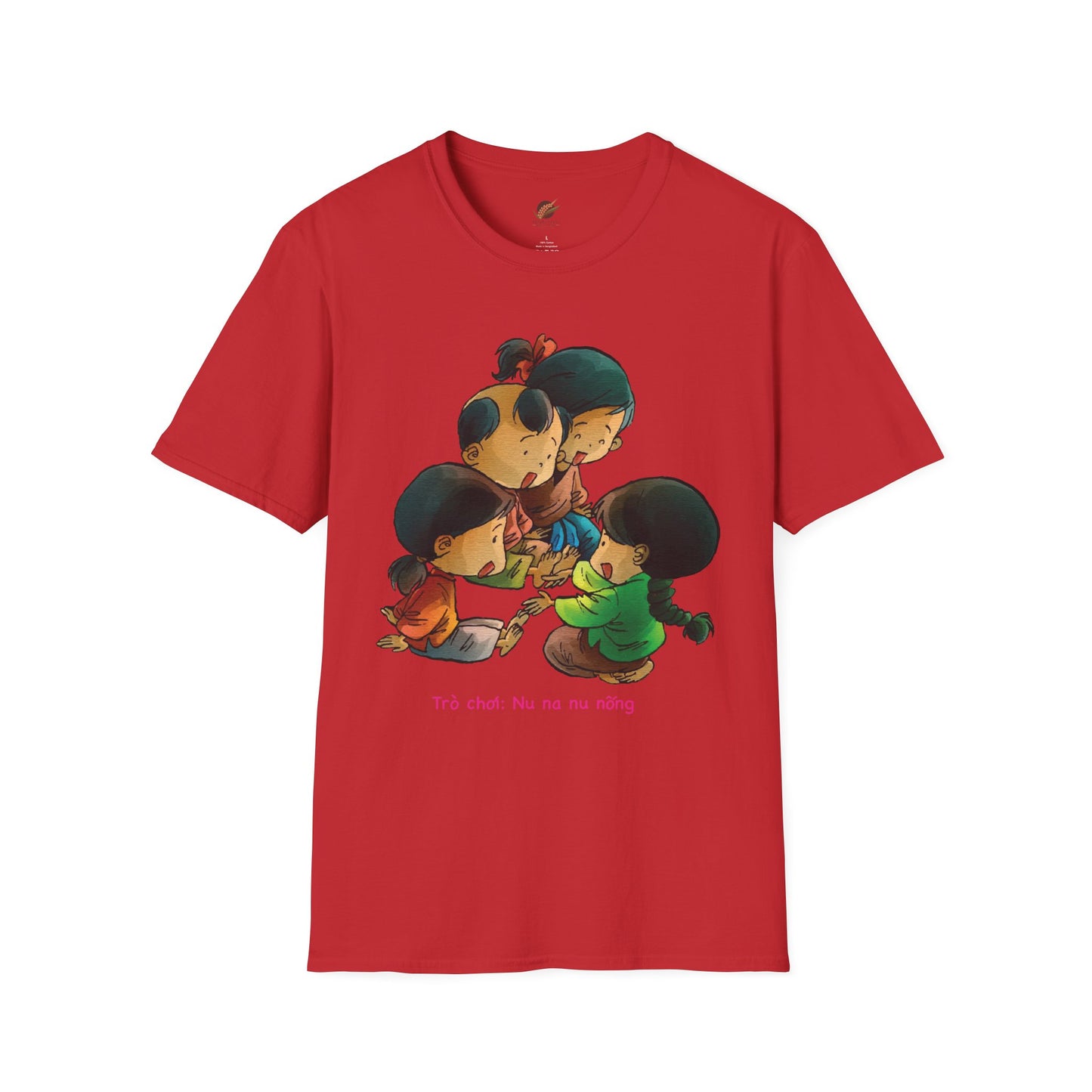 Unisex Softstyle Tee | "Na Nu Na Nong" | Vietnamese Childhood Game Shirt
