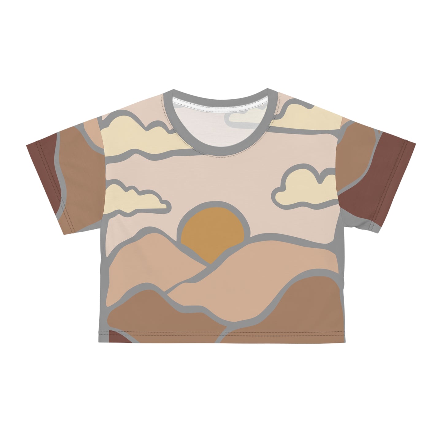 Summer Sun Crop Tee | Radiate Good Vibes