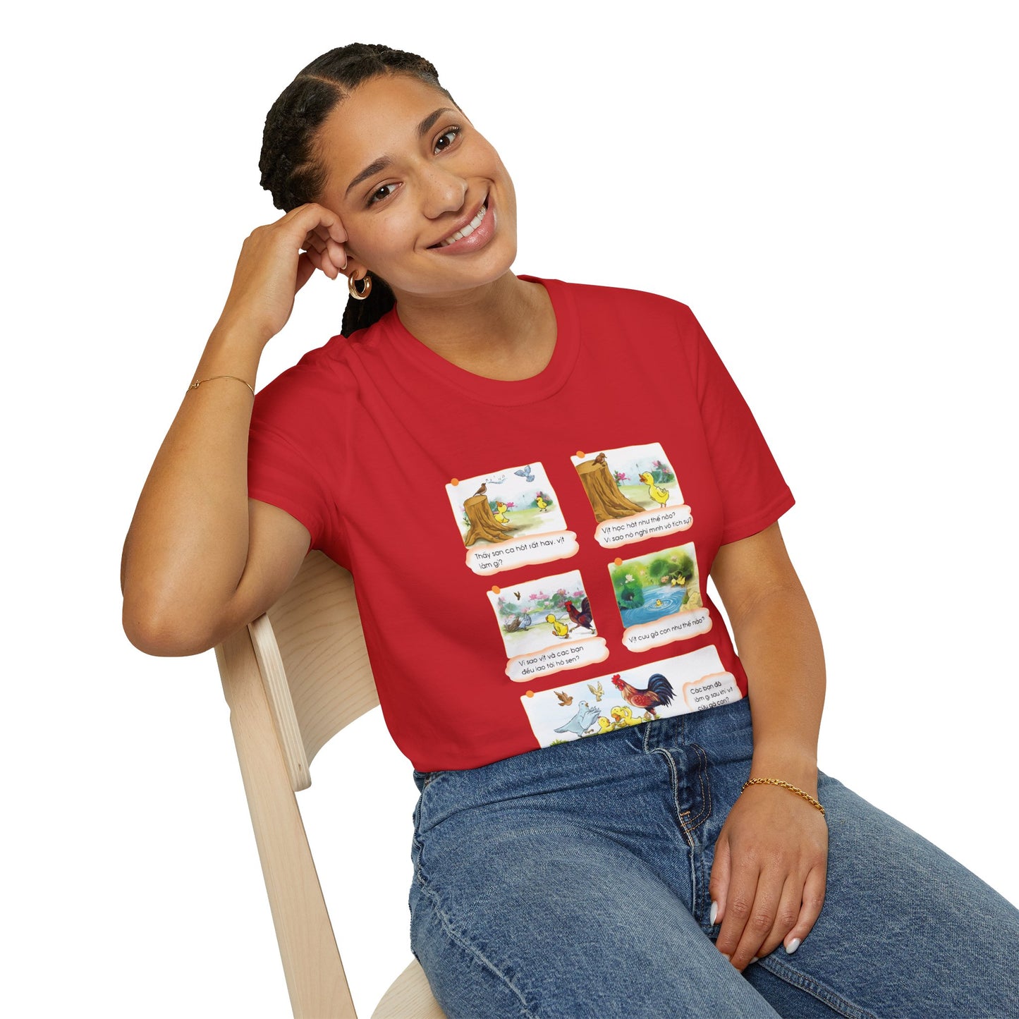 Premium Unisex T-Shirt | The Story of Duck and Lark