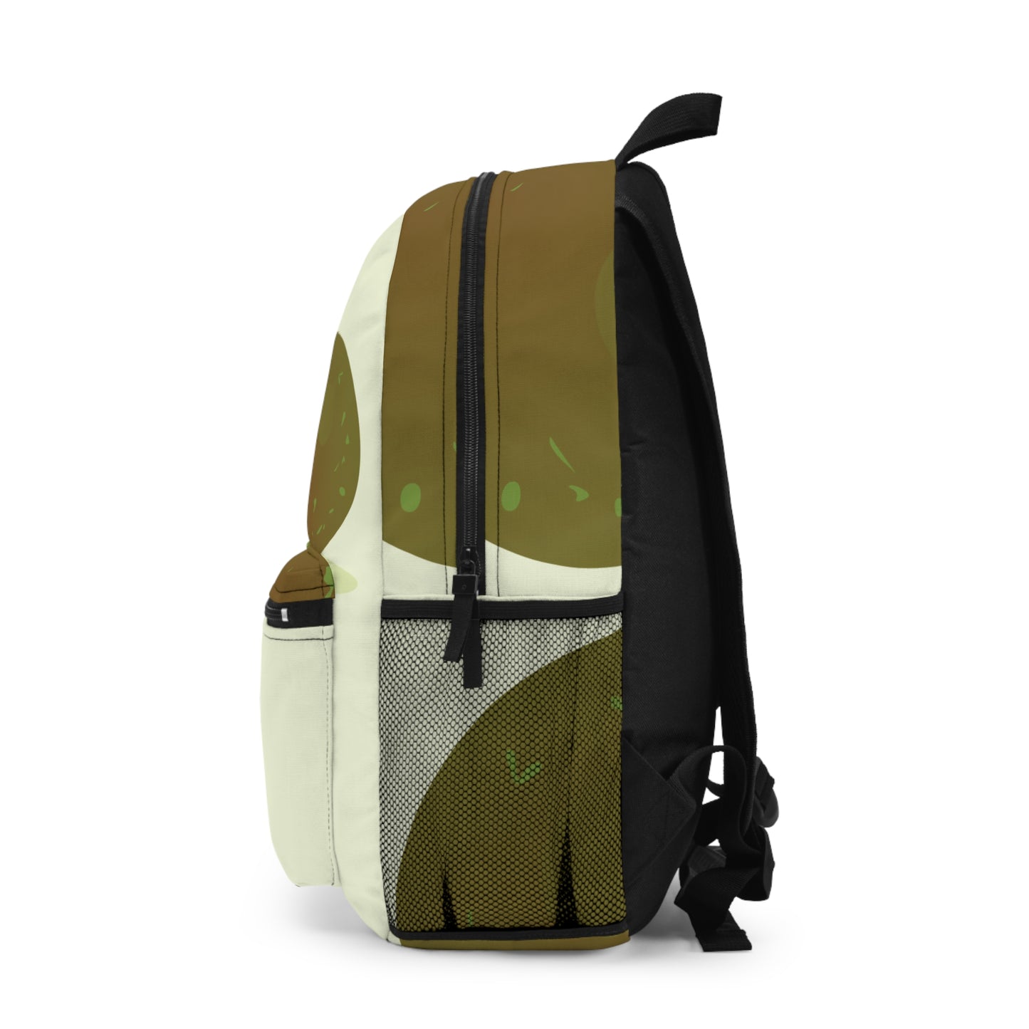 “Zesty Vibes | Fruit Print Kiwi Backpack | Fresh – Friendly – Fun!”