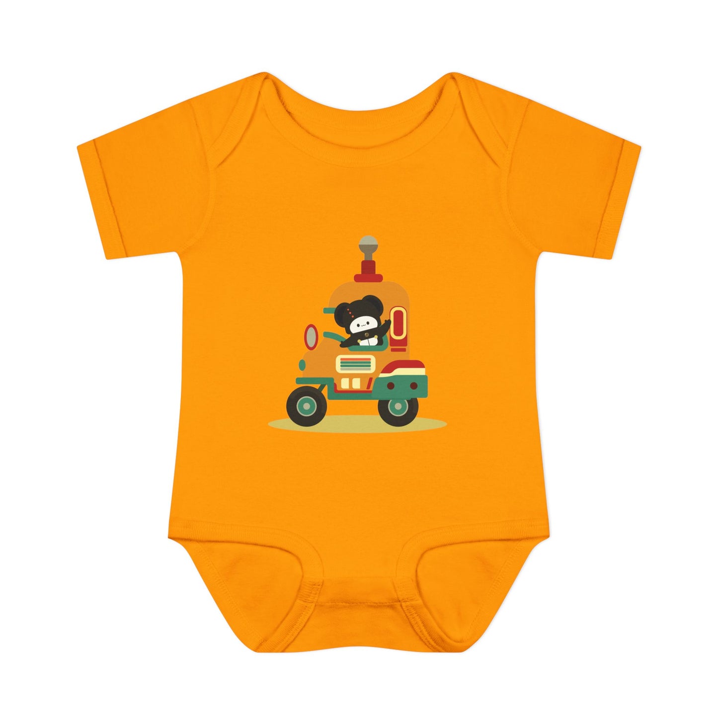 Ultra-Soft Infant Bodysuit | Little Bear on a Ride