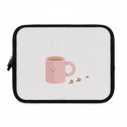 Coffee Break Mood | Artistic Coffee Cup Laptop Sleeve