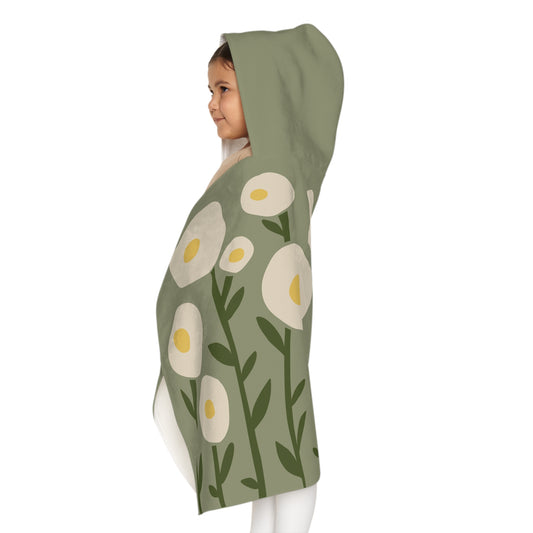 Sunny Egg Bloom Hooded Towel | Fun & Minimalist for Kids