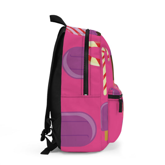 Sugar Rush On The Go | Colorful Backpack with Ice Cream & Candy Print