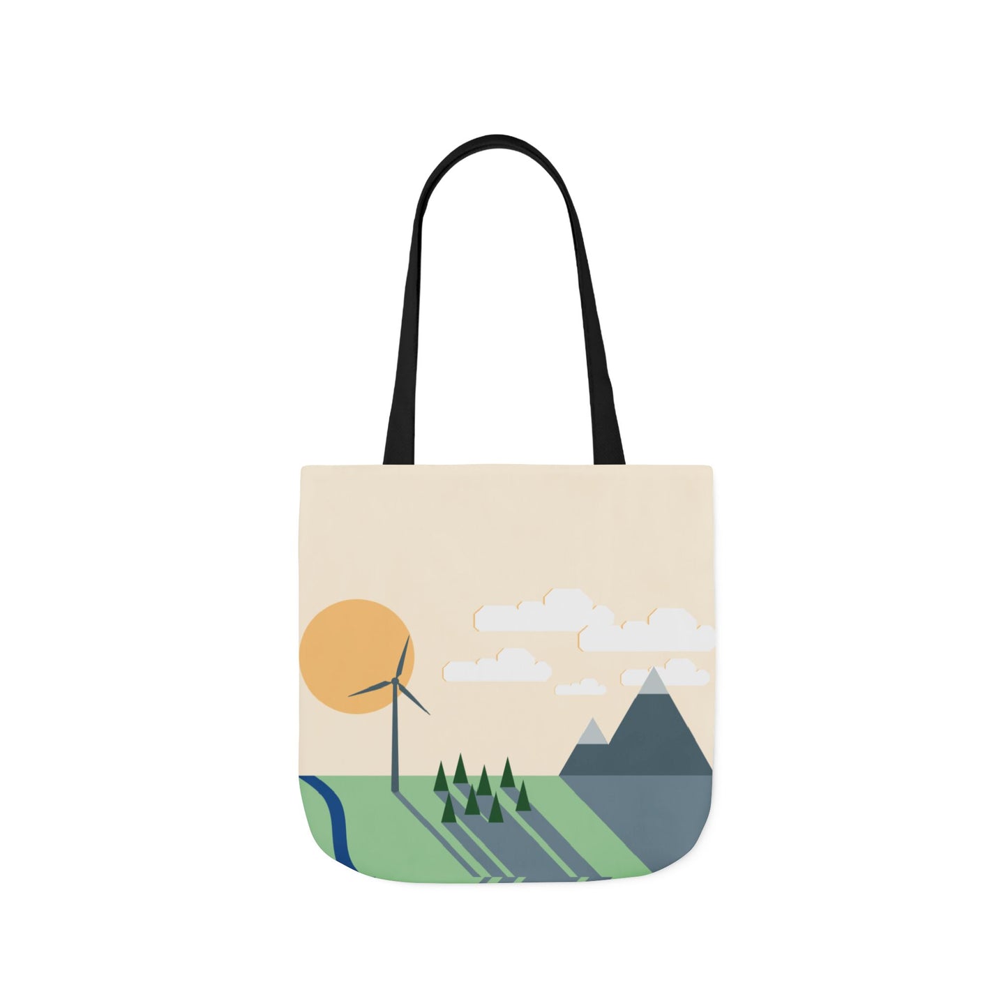 Canvas Tote Bag | Wind Energy Eco-Friendly Fashion