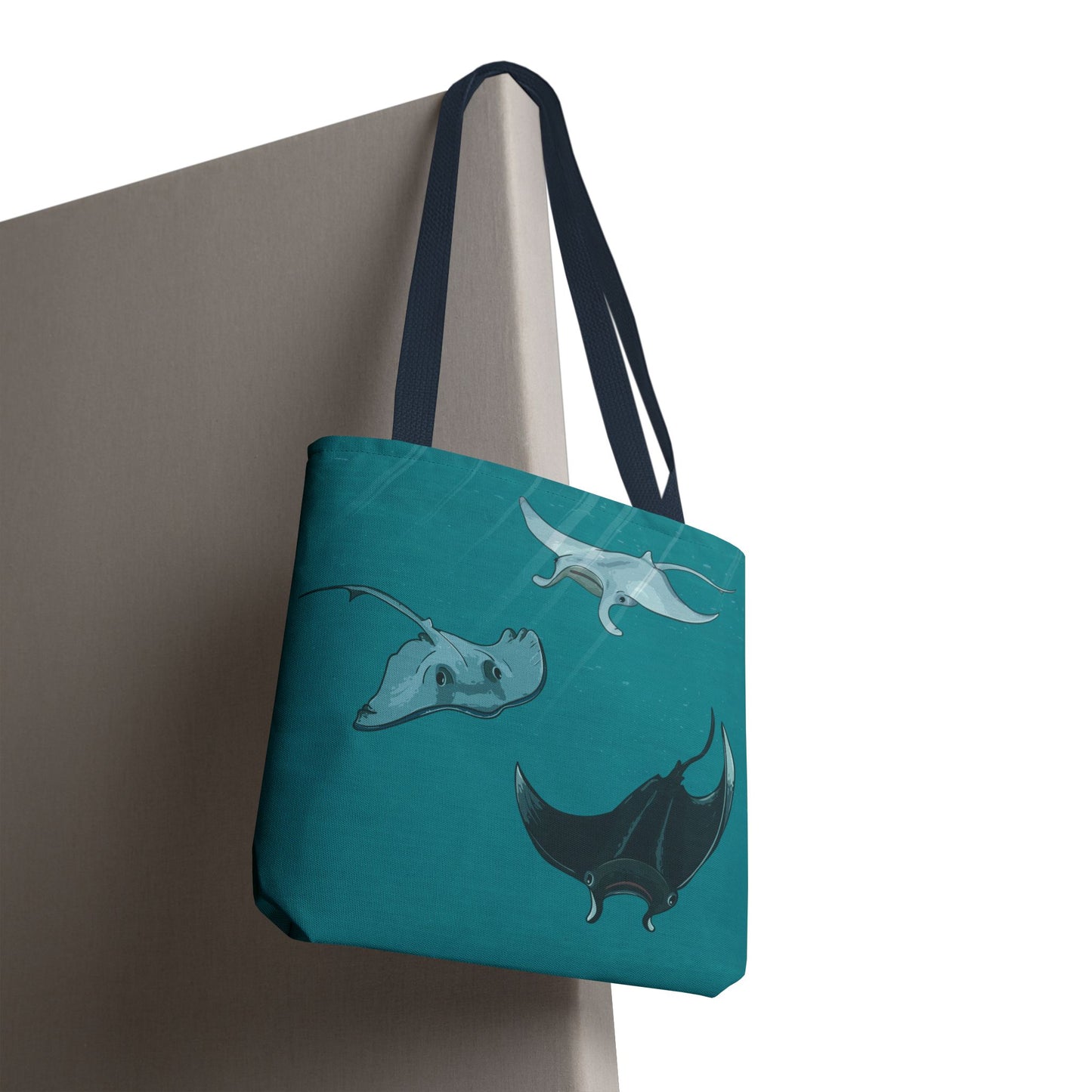 Ocean Stingray | Artistic Tote Bag Inspired by the Freedom of the Deep Blue Sea