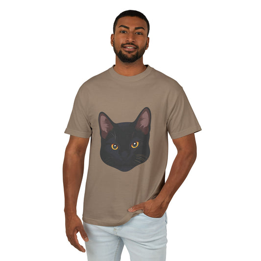 Black Cat Graphic Tee | Stare Me Down | Cool & Cute on the Front