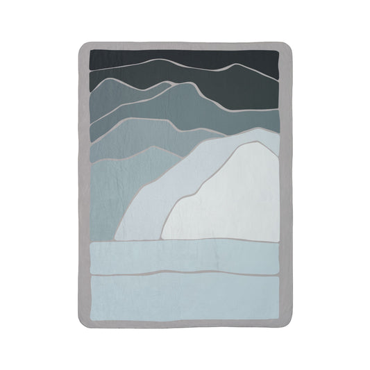 “Midnight Sky” Sherpa Blanket | Wrapped in Stillness