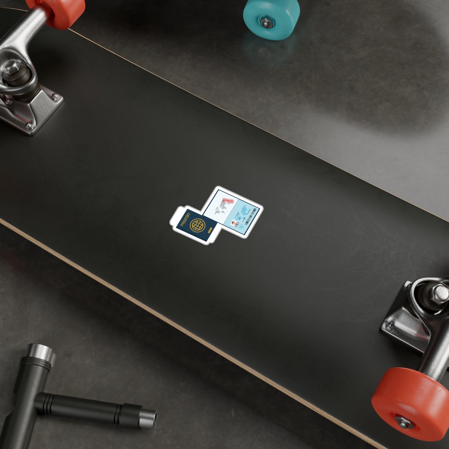 Mini Passport Sticker | Travel the World, One Peel at a Time
