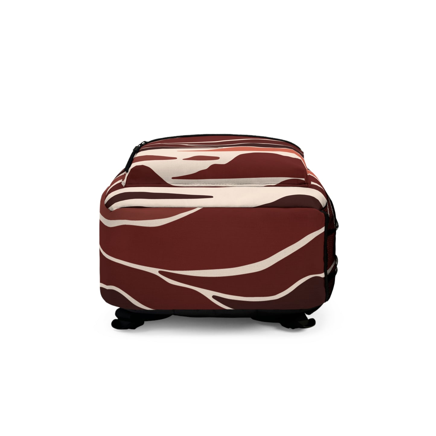 SolMori Backpack | Abstract Sun & Mountain Minimalist Pack