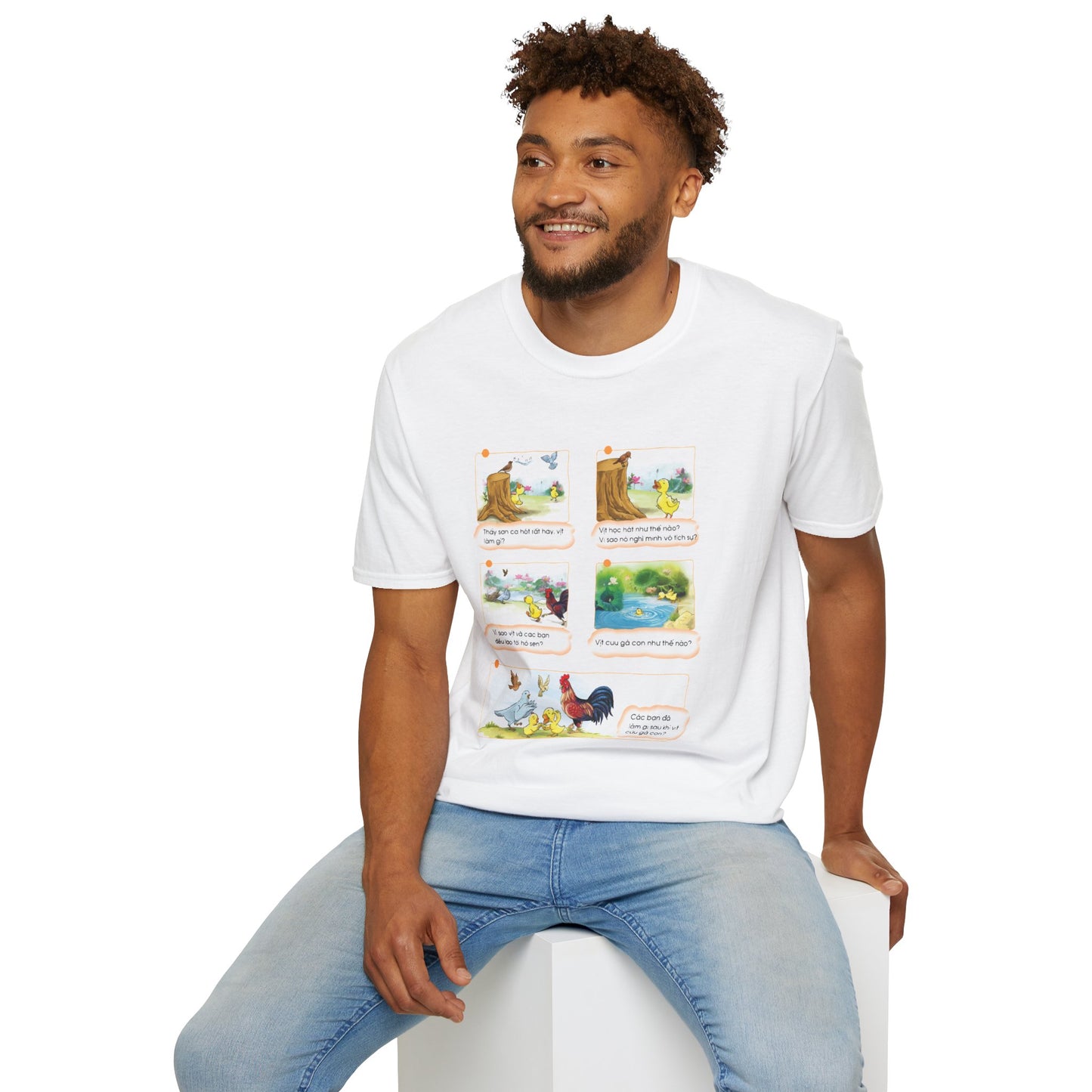 Premium Unisex T-Shirt | The Story of Duck and Lark