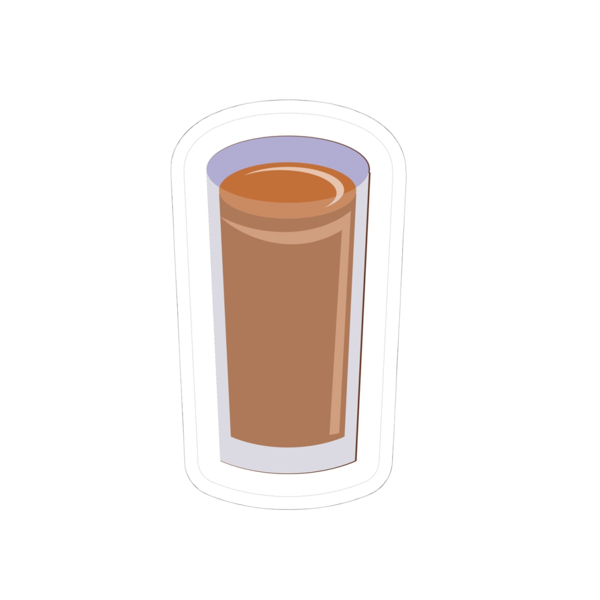 Cozy Cocoa Mug Sticker | Kiss-Cut Vinyl