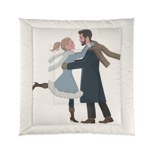 Couple in Love Comforter | Cozy Romantic Warmth