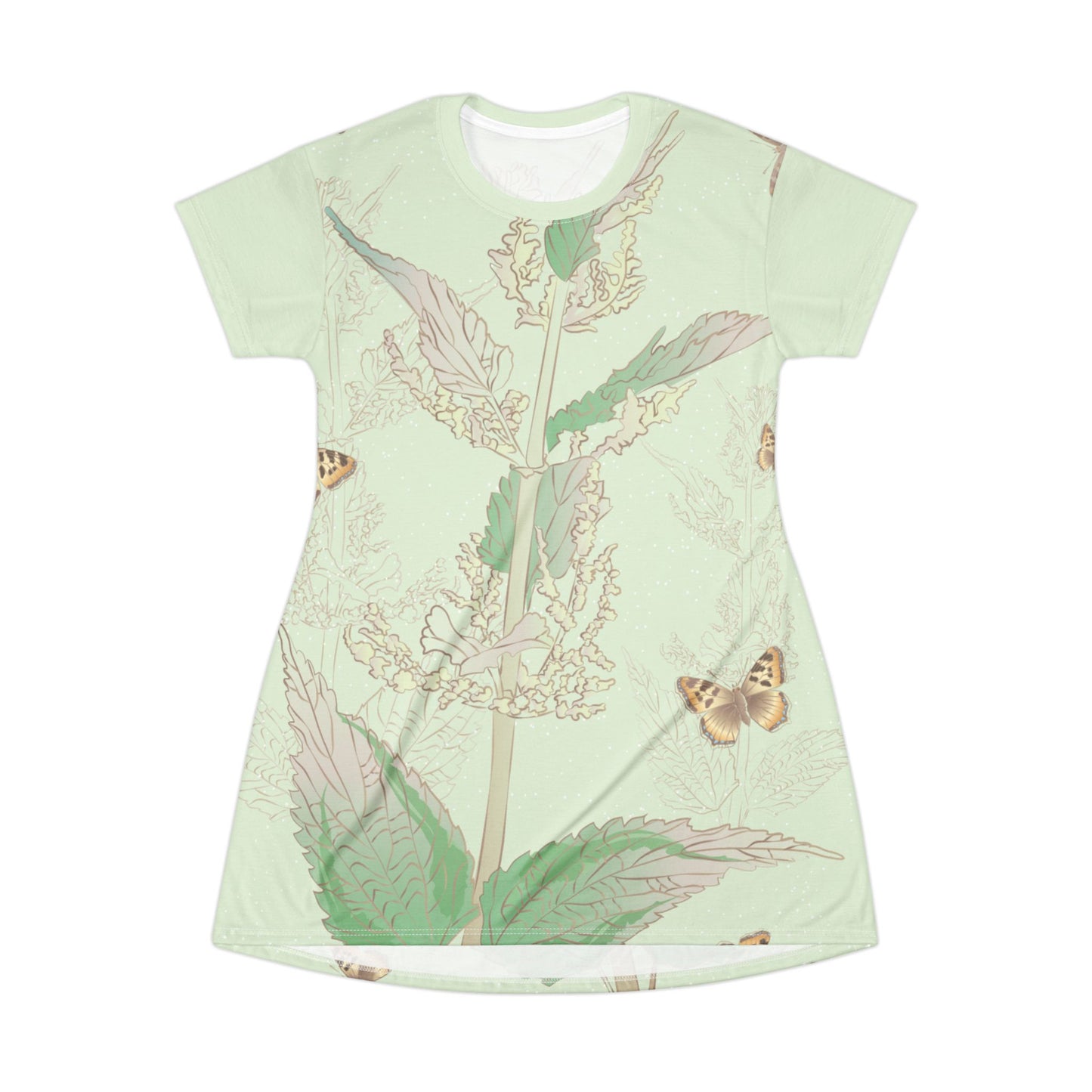 Nettle & Butterfly T-Shirt Dress | Grace in Nature